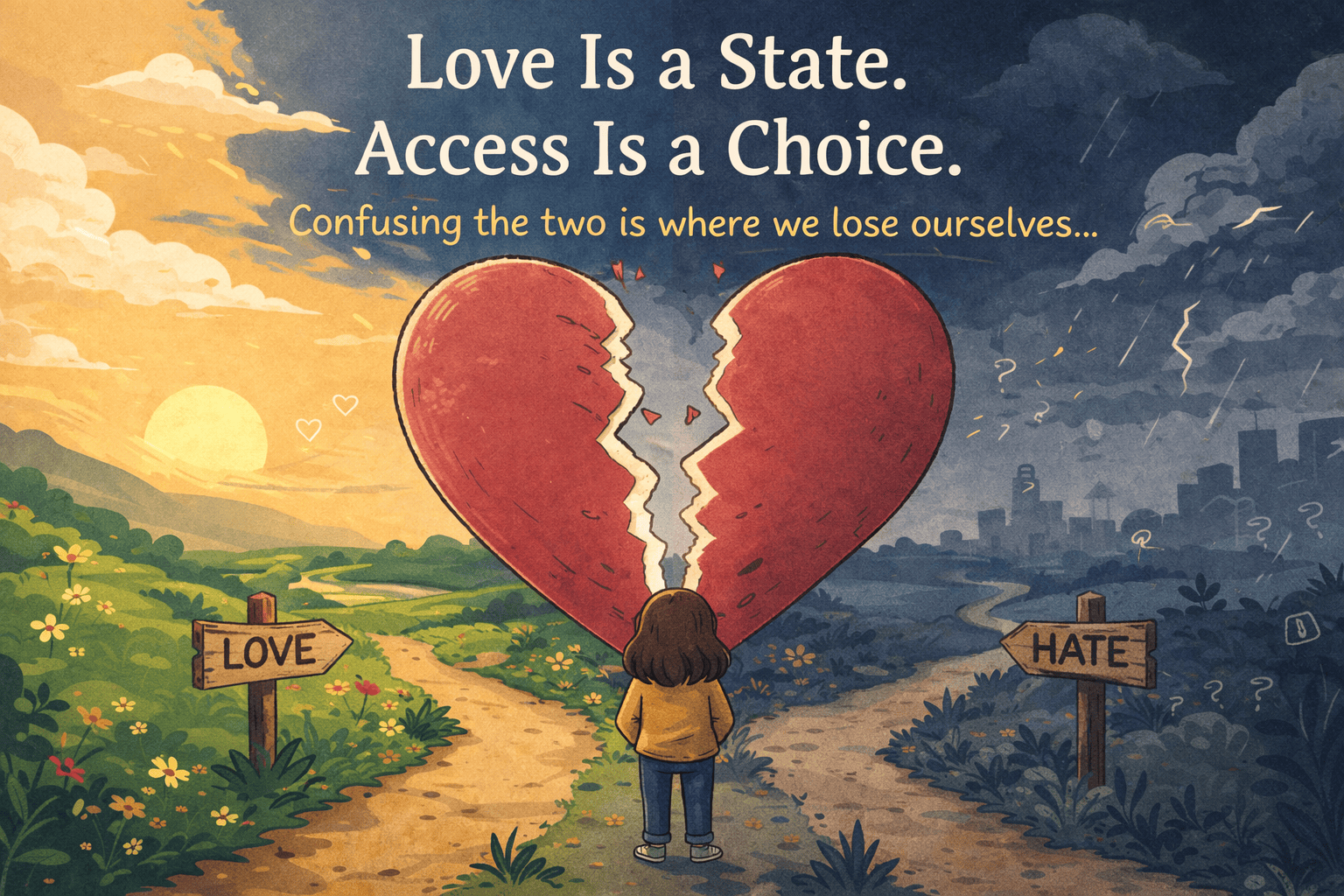 Love Is a State. Access Is a Choice.
